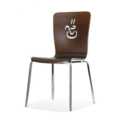 Plywood 12MM Cafeteria Office Chair - H-324