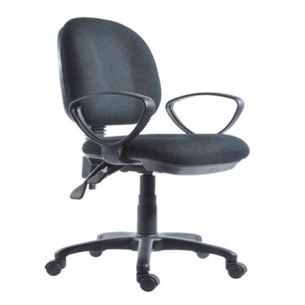 Upholstered Fabric Mid Back Executive Office Chair - DY5326