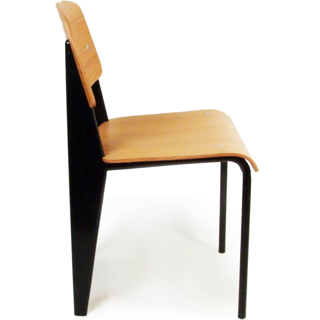 Solid Back Polywood and Steel Office Visitor Chair - CRF-01595 - Image 2