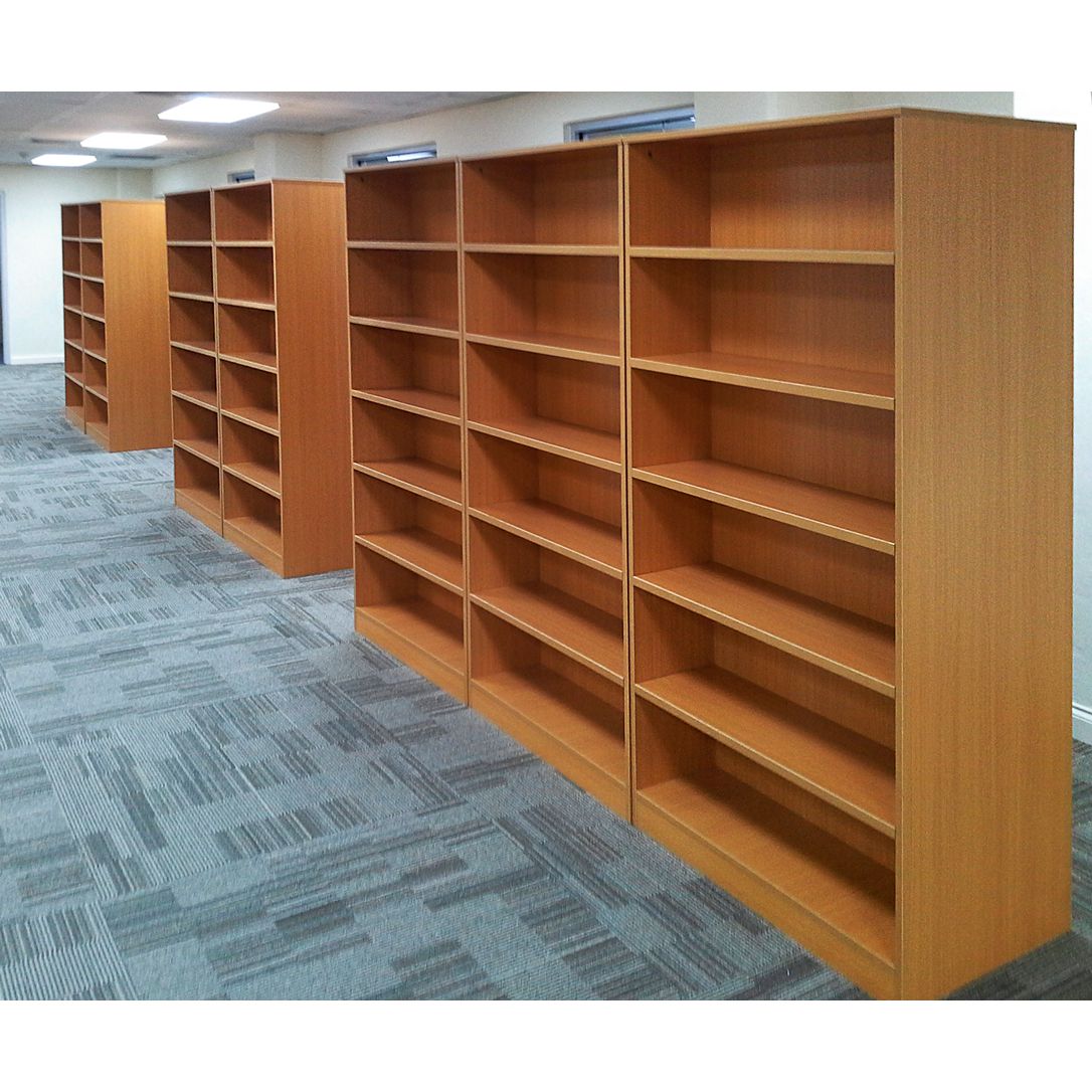 Aeden 4FT/6FT Laminated Open Executive Bookcases - AD-UT155/AD-UT156 - Image 2