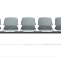 WAITING ROOM CHAIRS HD588-8 FIVE (5) SEATER BEAM SEATING