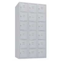 METAL STORAGE LOCKERS -  CODE: GD-ISL18BL EIGHTEEN DOOR LOCKER