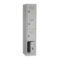 METAL STORAGE LOCKER - CODE: GD-ISL4 FOUR DOOR LOCKER