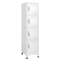 METAL STORAGE LOCKERS - CODE:YL-L-A04 FOURDOOR LOCKER WITH LEGS
