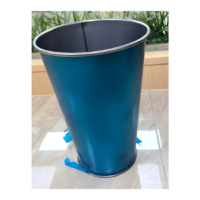 WASTE BIN - CODE: CRT9 - METAL WASTE PAPER BIN