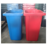 WASSTE BINS - CODE: CRT13- POLYETHYLENE PLASTIC STEP PEDAL BIN