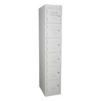 METAL STORAGE LOCKERS - CODE: GD-ISL6 SIX DOOR LOCKERS